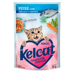 Ração Úmida Kelcat Sachê...