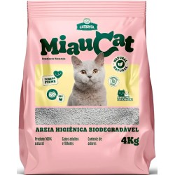 Areia Higiênica Miau Cat 4Kg